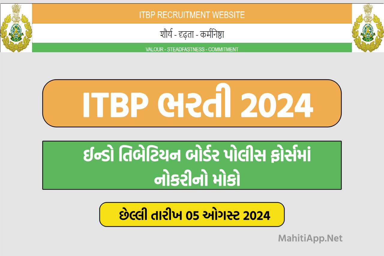 ITBP ભરતી 2024