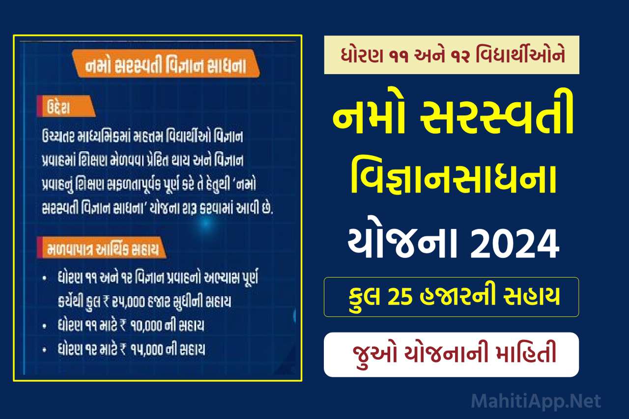 નમો સરસ્વતી વિજ્ઞાનસાધના યોજના 2024